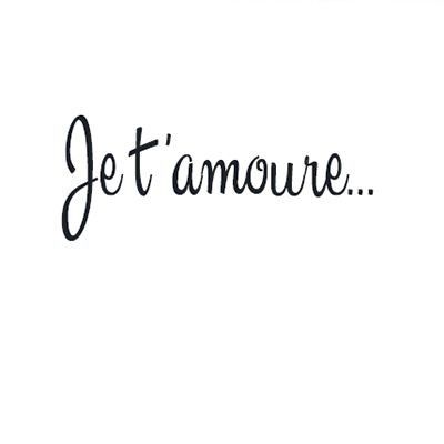 Je t'amoure