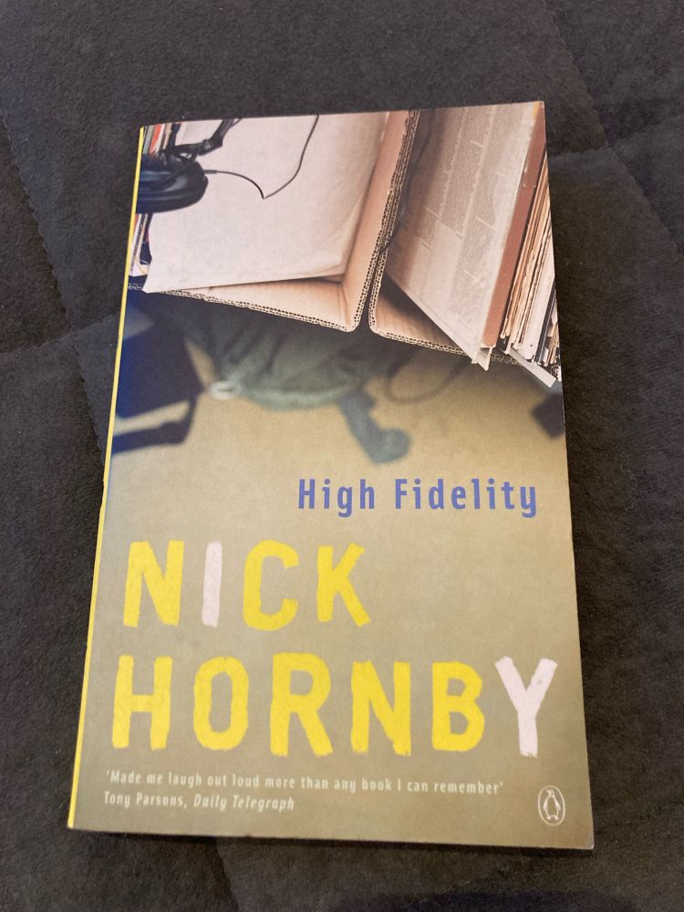 Picture of the book „High Fidelity“ by Nick Hornby.