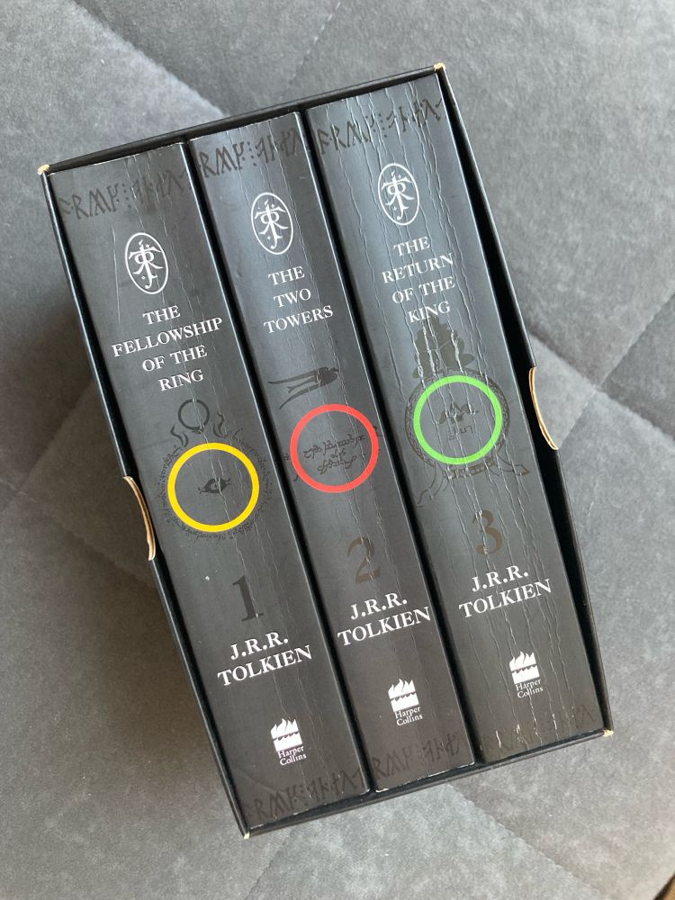 Picture of the book „Lord of the Rings“ by J.R.R. Tolkien 