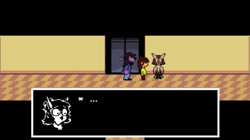 The bird-like monster is frightened and at a loss for words.