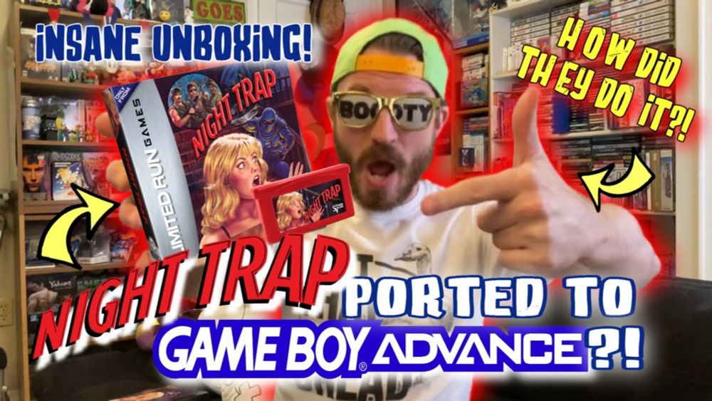 Night Trap on Game Boy Advance GBA Unboxing | Parody | #NightTrap #GBA #LimitedRunGames