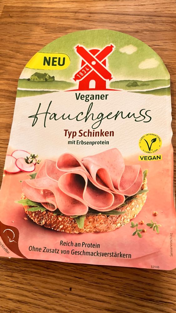Foto einer Verpackung von Rügenwalder Typ Schinken