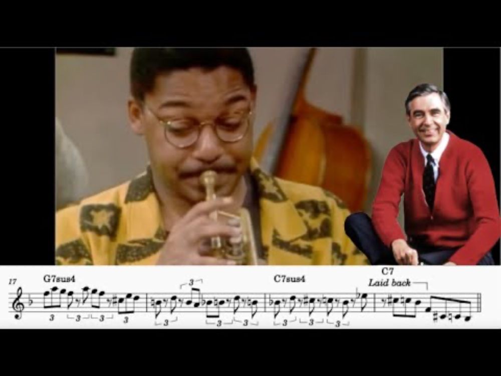 Wynton Marsalis on Mr. Rogers' Neighborhood - It's you I like (Solo Transcription)