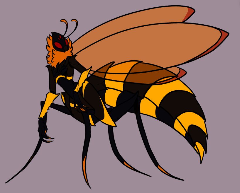 Classic paper wasp