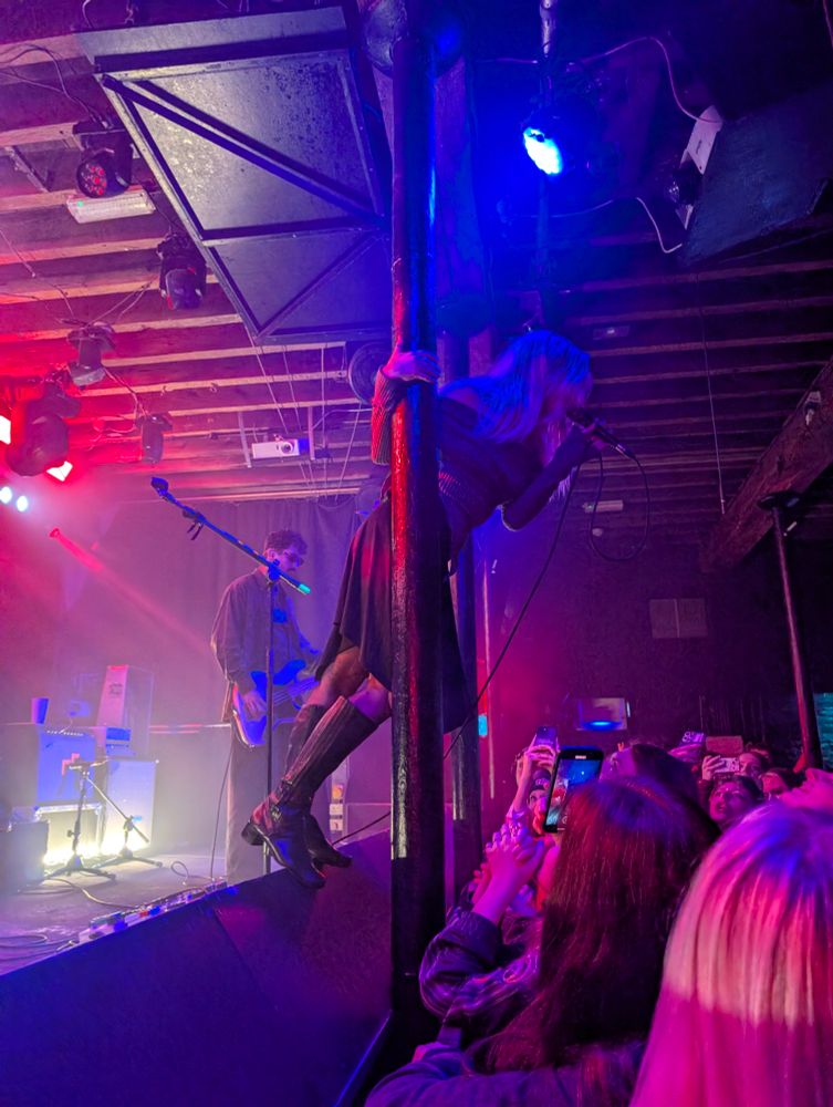 Swim School onstage at The Fleece, Bristol