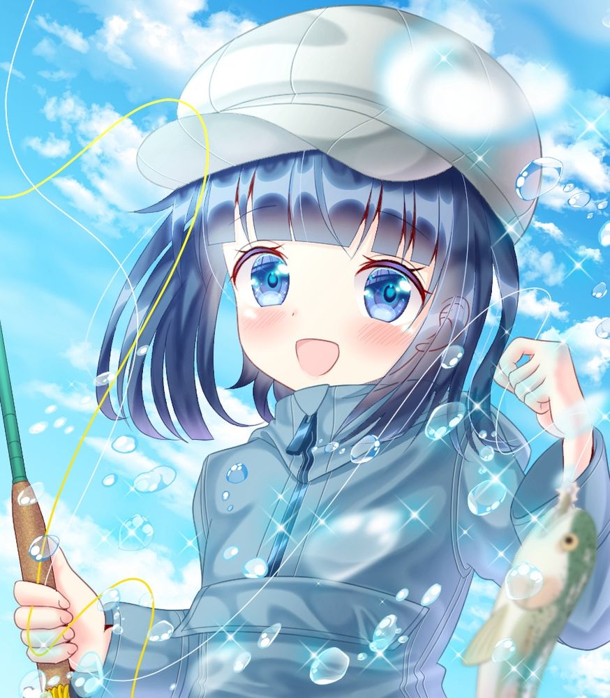 過去に描いたイラストから。
スローループのひよりちゃんです♪