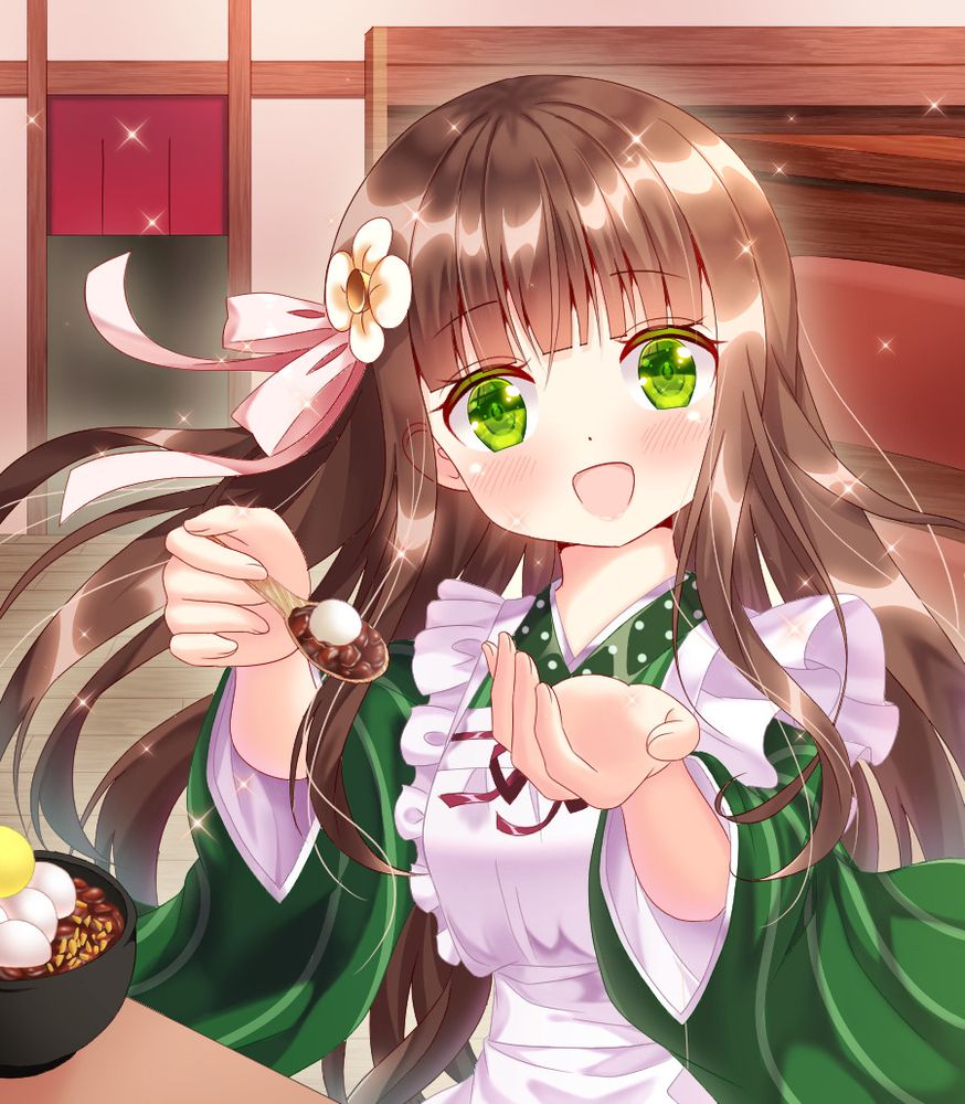 過去に描いたごちうさの千夜ちゃんです♪