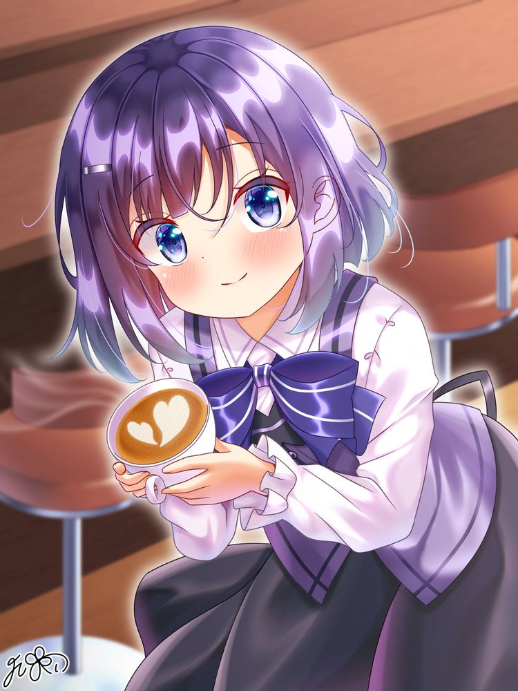 ごちうさのフユちゃん描きました♪