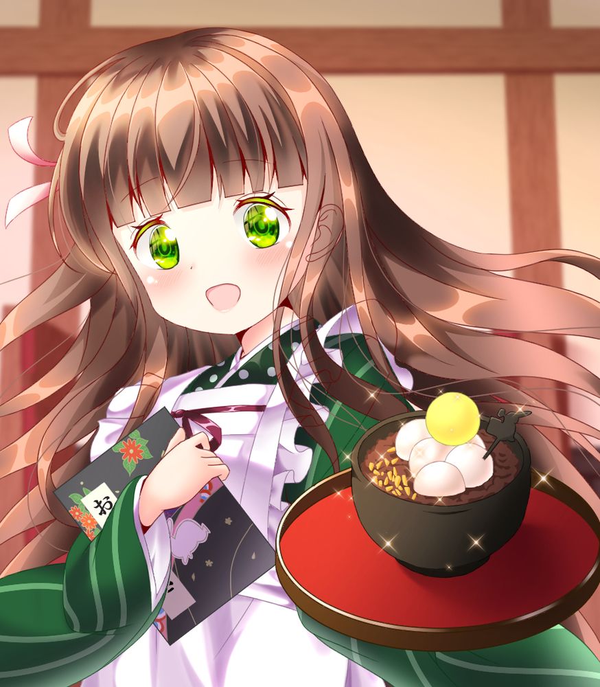 ご注文はうさぎですか？から千夜ちゃん描きました