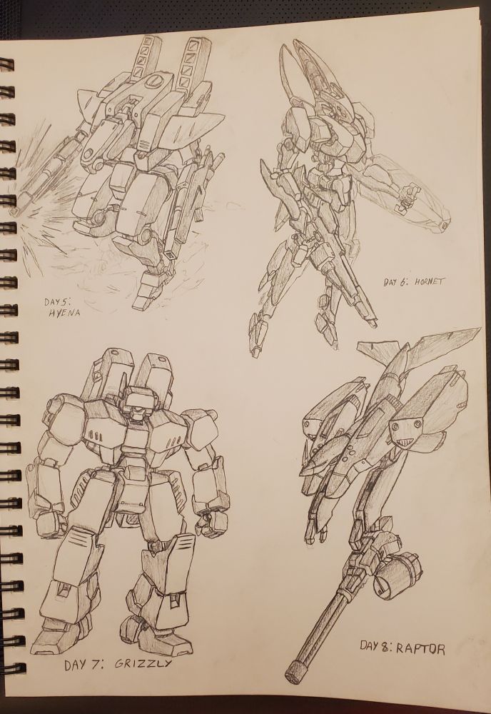 Page 2 from this year's March of Robots. I actually got pretty far this time around