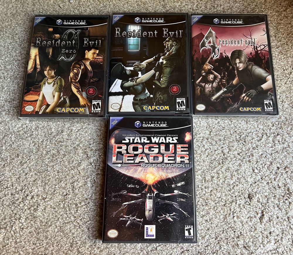 Third-party North American GameCube games with the "Only For" triangle on their boxart.