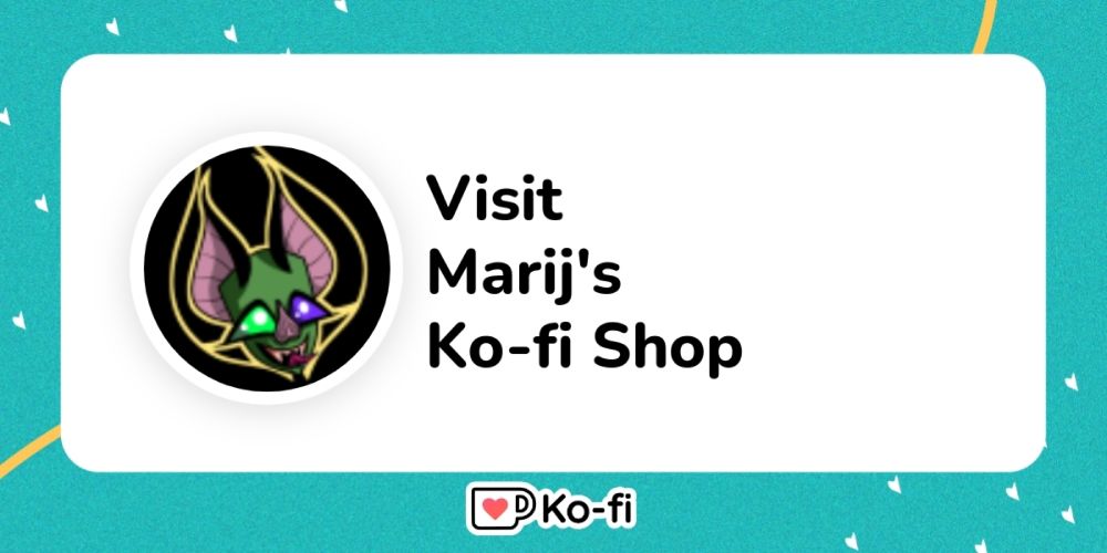 Visit Marij's Ko-fi Shop!