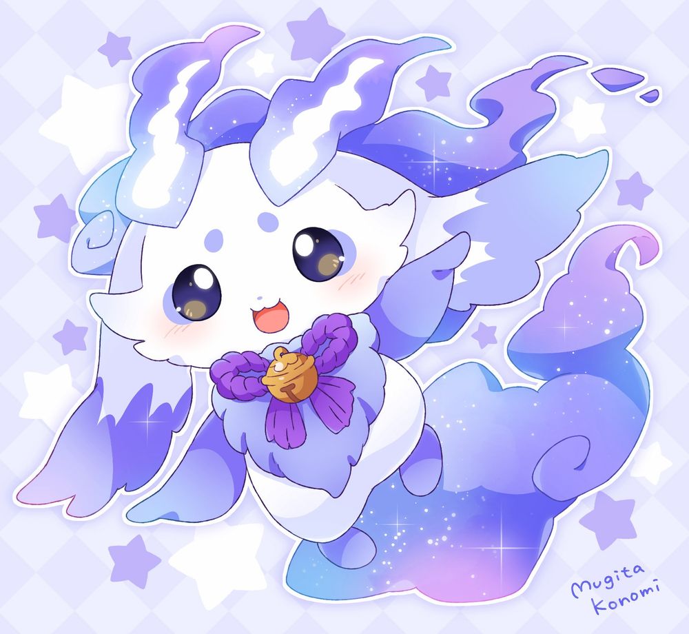 イラスト draw art にじさんじ ルンルン drawing 絵 かわいい 可愛い furry cute adorable illustration illust マスコット