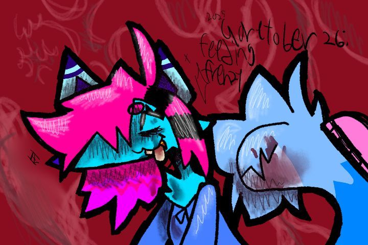 Goretober 26 feeding frenzoh uhhhh ok I'll leav yube