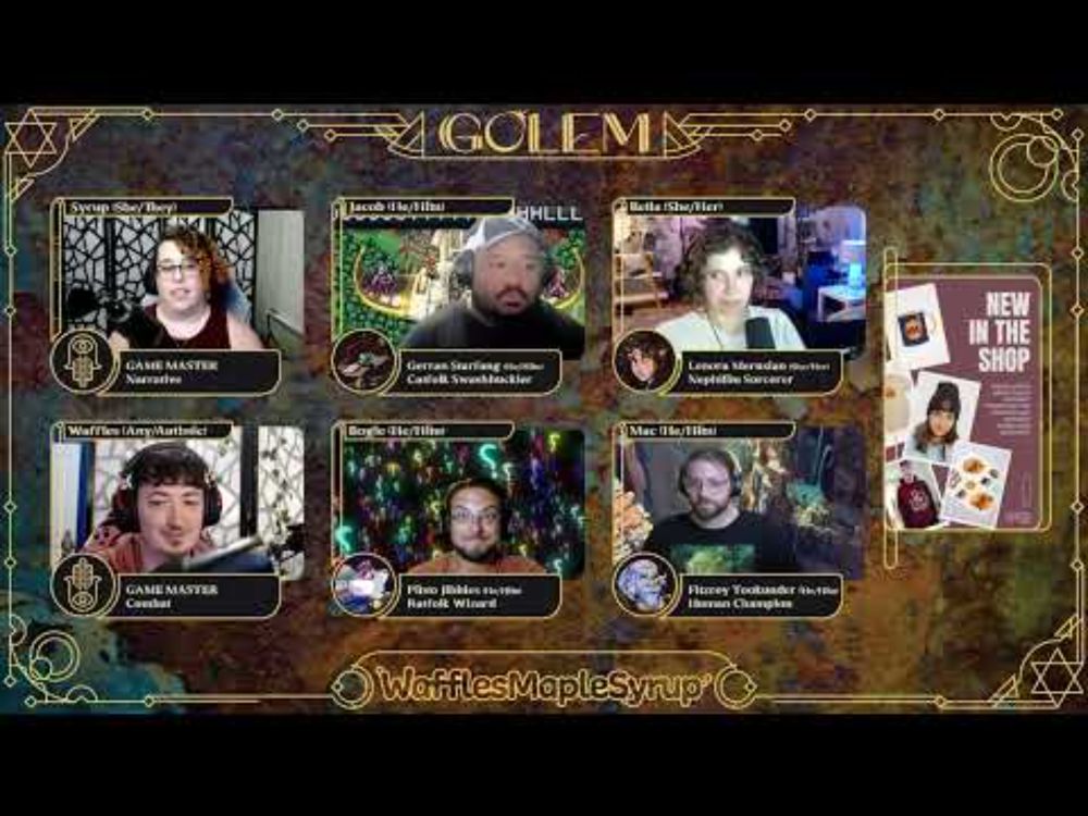 GOLEM - Season 1 Session 7 - A Pathfinder2e and Starfinder2e SolarPunk Actual Play