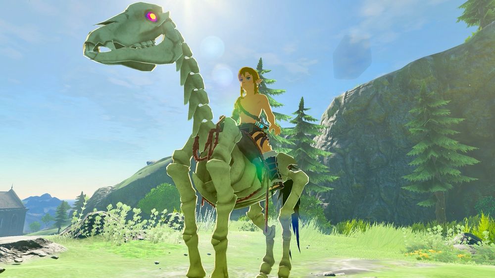 この上にハイラル城があった？