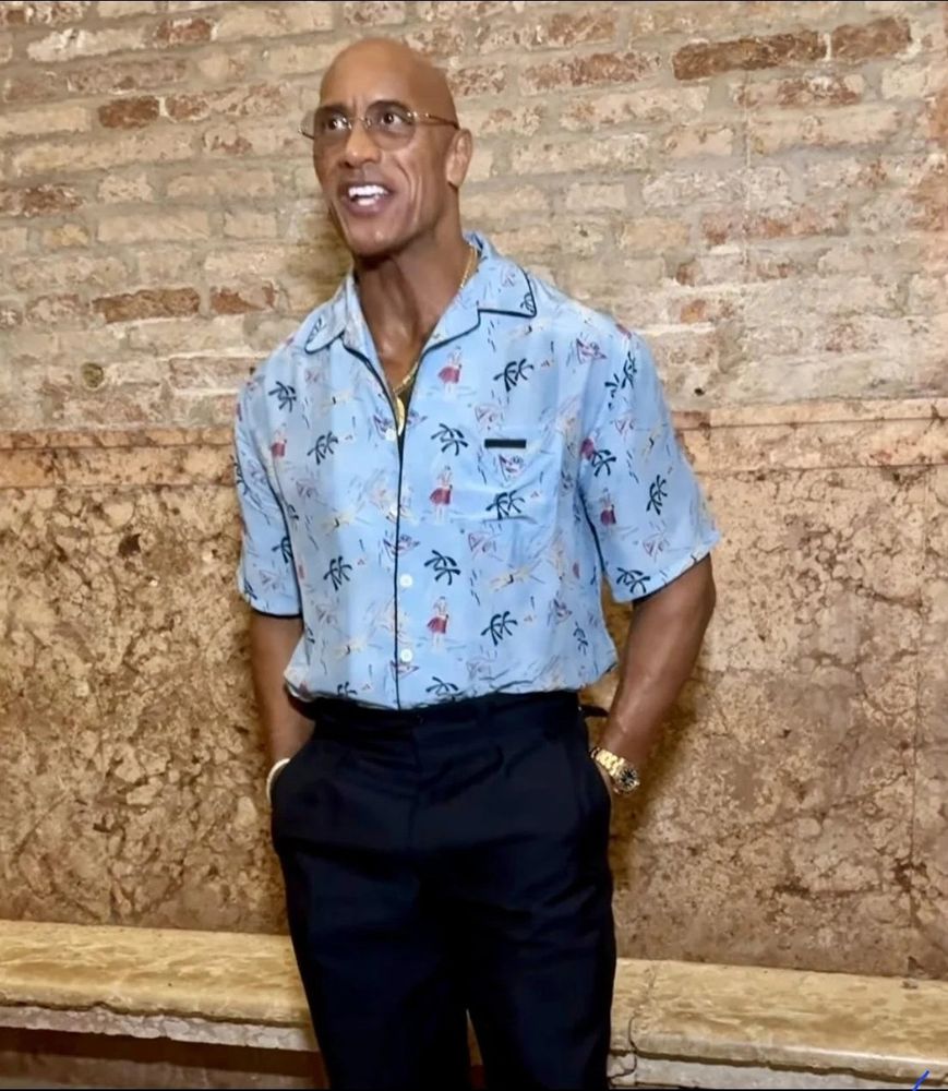 Dwayne ‘The Rock’ Johnson clearly wasting away from a witches curse. 