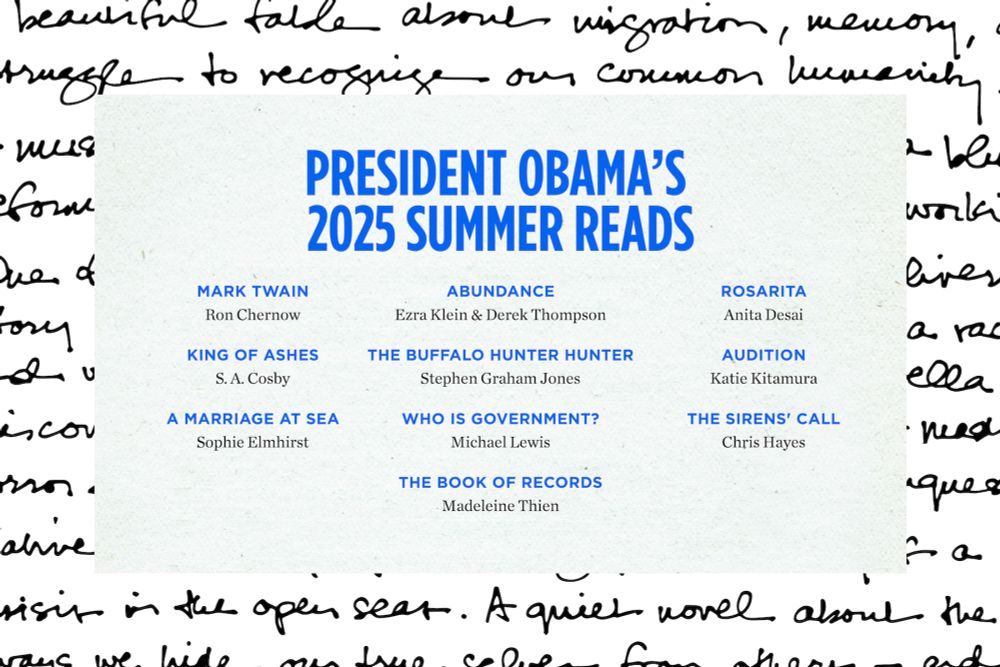 Check out President Obama’s summer book picks—in his own words.
