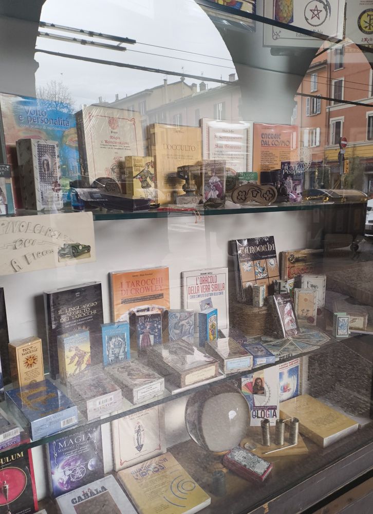 Bologna. Magic shop
