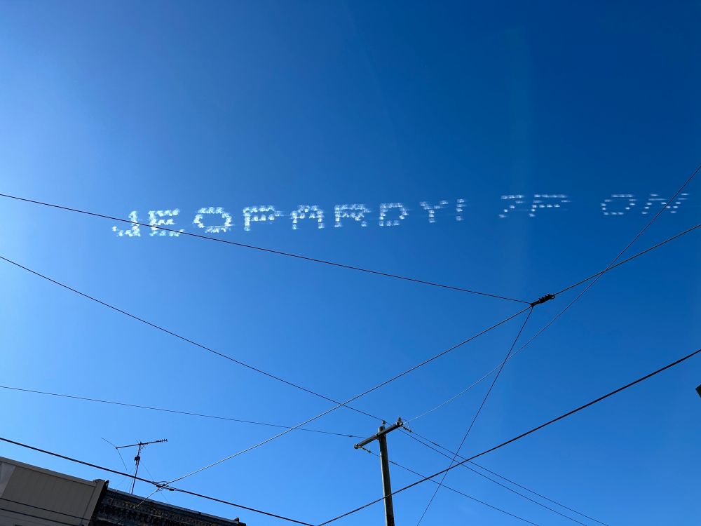 Skywriting reading JEOPARDY! 7P