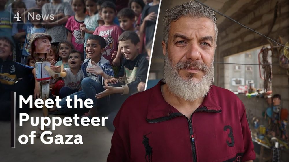 Israel Hamas war: the puppeteer bringing joy to Gaza’s children