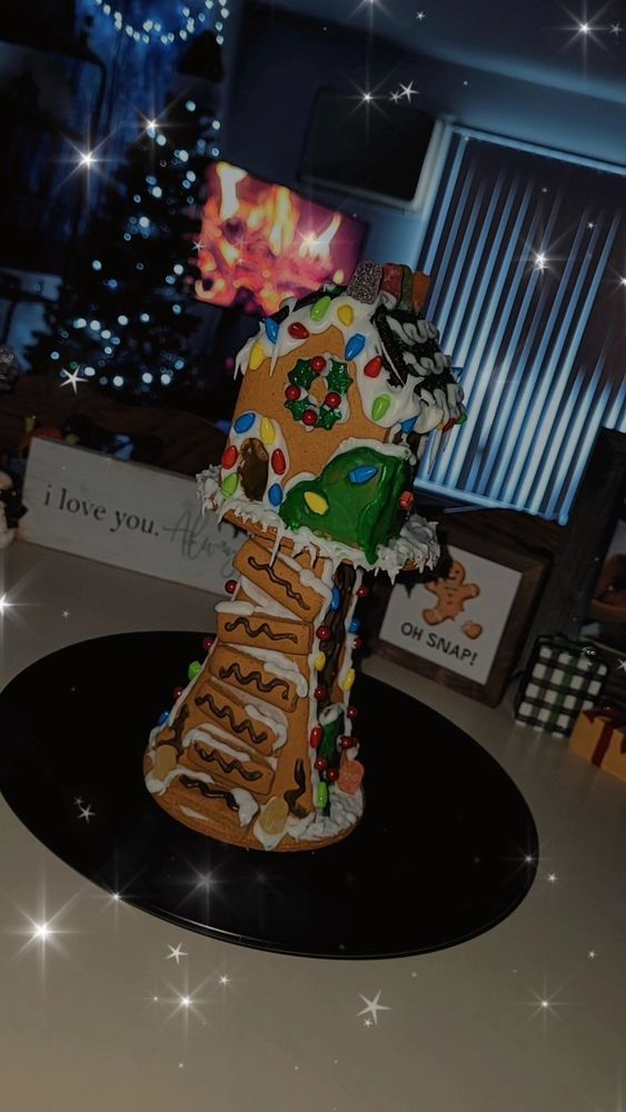 Ginger bread tree house.