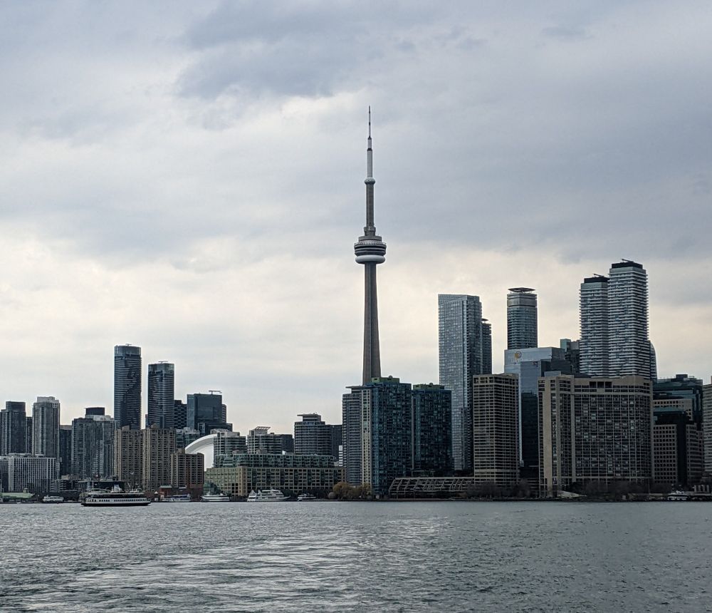 Toronto skyline from the Ward's Island ferry.