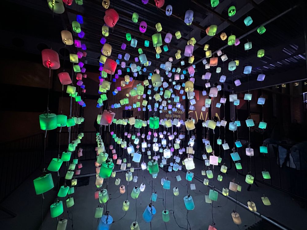 The Cube, Wellington Place, Leeds for Light Night.