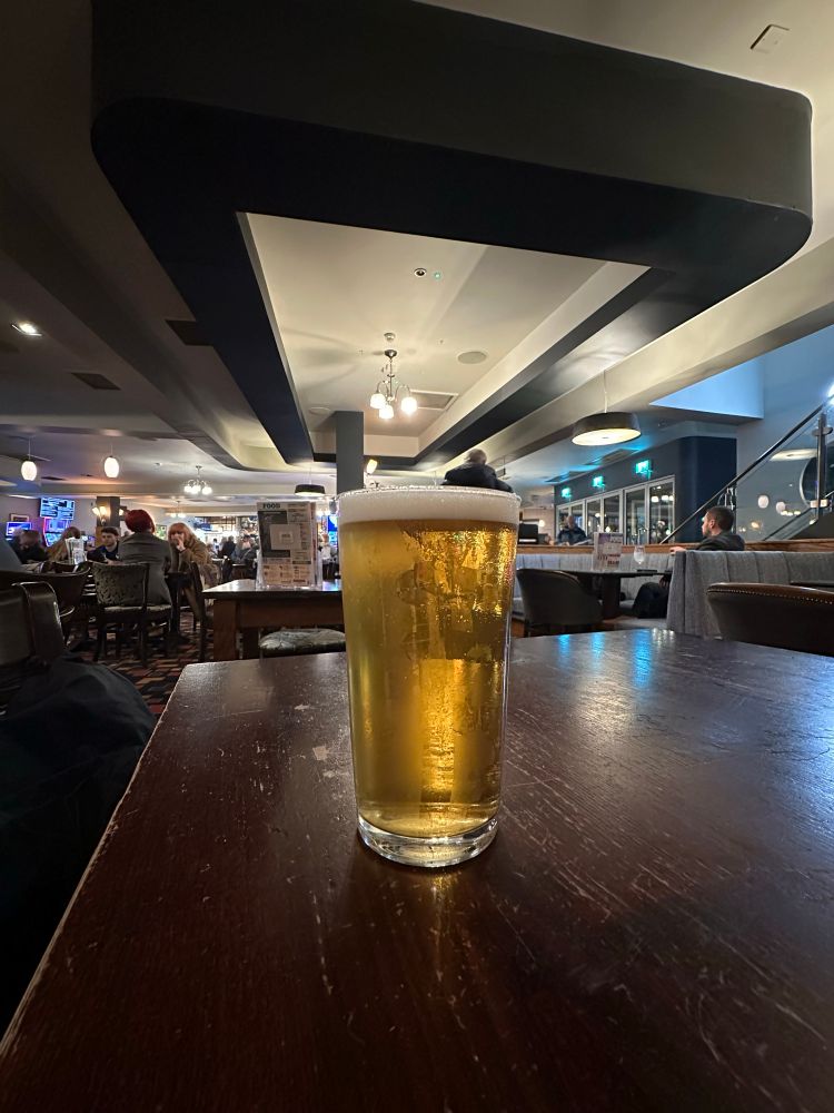 A pint of cask Acorn - Pretty Green at The Turtles Head, Bradford.