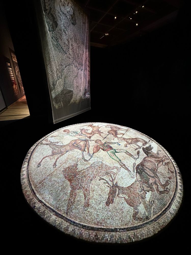 Gladiator mosaic.