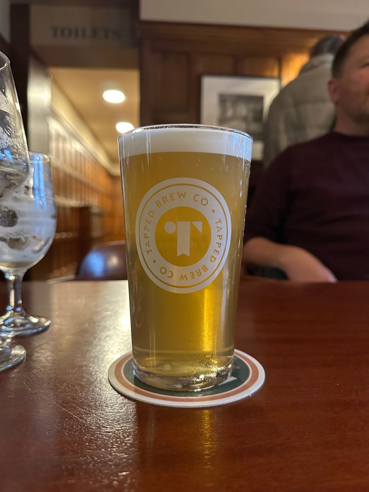 A pint of cask Swanney - Scapa Bere at Sheffield Tap