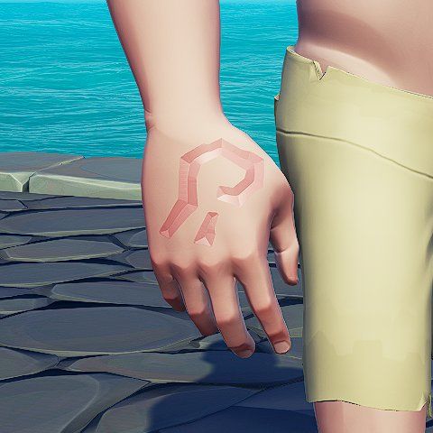 Sample photo of the Scar of Cursed Bone taken my MasterAenox for the Sea of Thieves Wiki. Same rune as the rune messages.