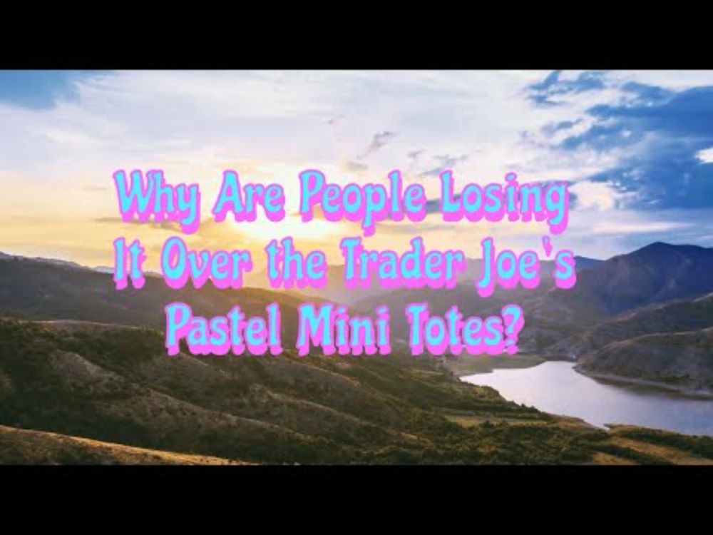 People Are Losing Their Minds Over Trader Joe's Pastel Mini Totes... Why?