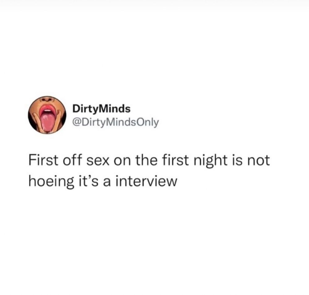 First off sex on the first night is not hoeing it's a interview