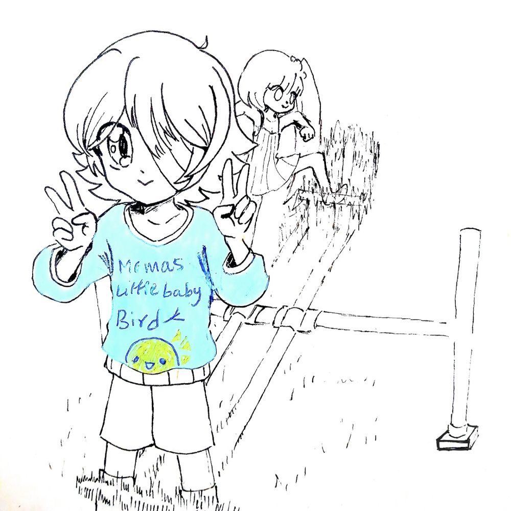 A sweet boy with a kind girl