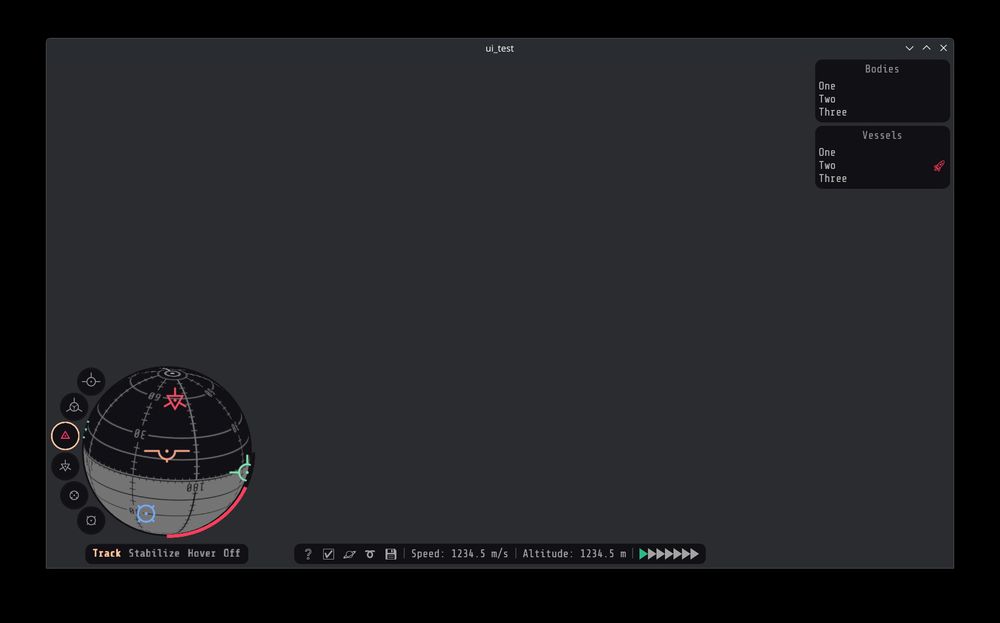 A demo of the UI without the rest of the game.