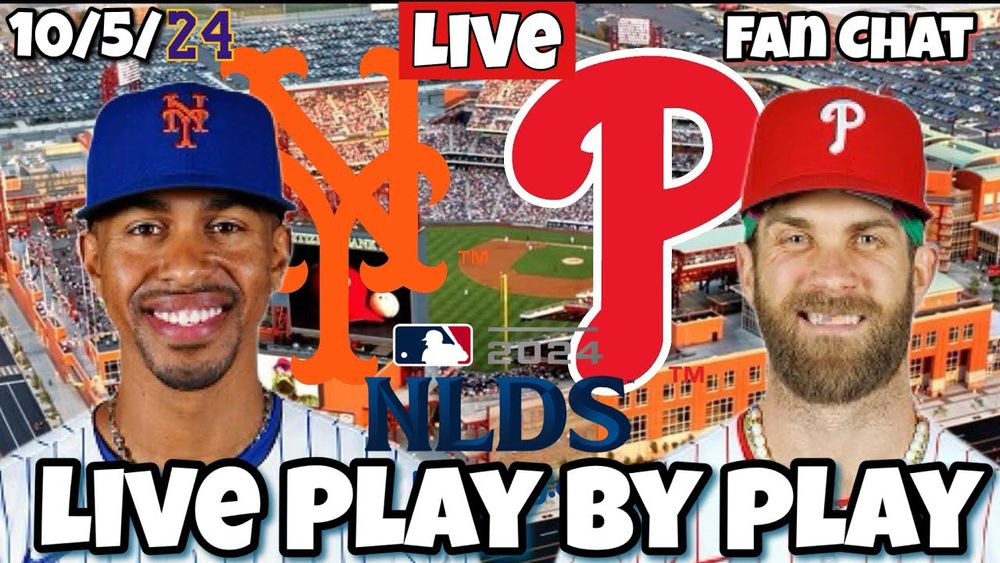 New York Mets vs. Philadelphia Phillies MLB Live Stream | NLDS | GAME 1