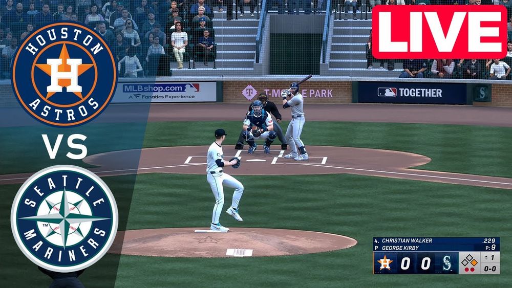 MLB LIVE🔴 Houston Astros vs Seattle Mariners - Jul 18, 2025 | Full Game MLB 2025 EN VIVO - Raw Chili