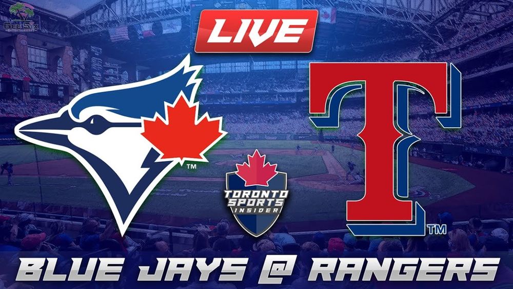 Toronto Blue Jays vs Texas Rangers LIVE Stream Game Audio | MLB LIVE Streamcast & Chat