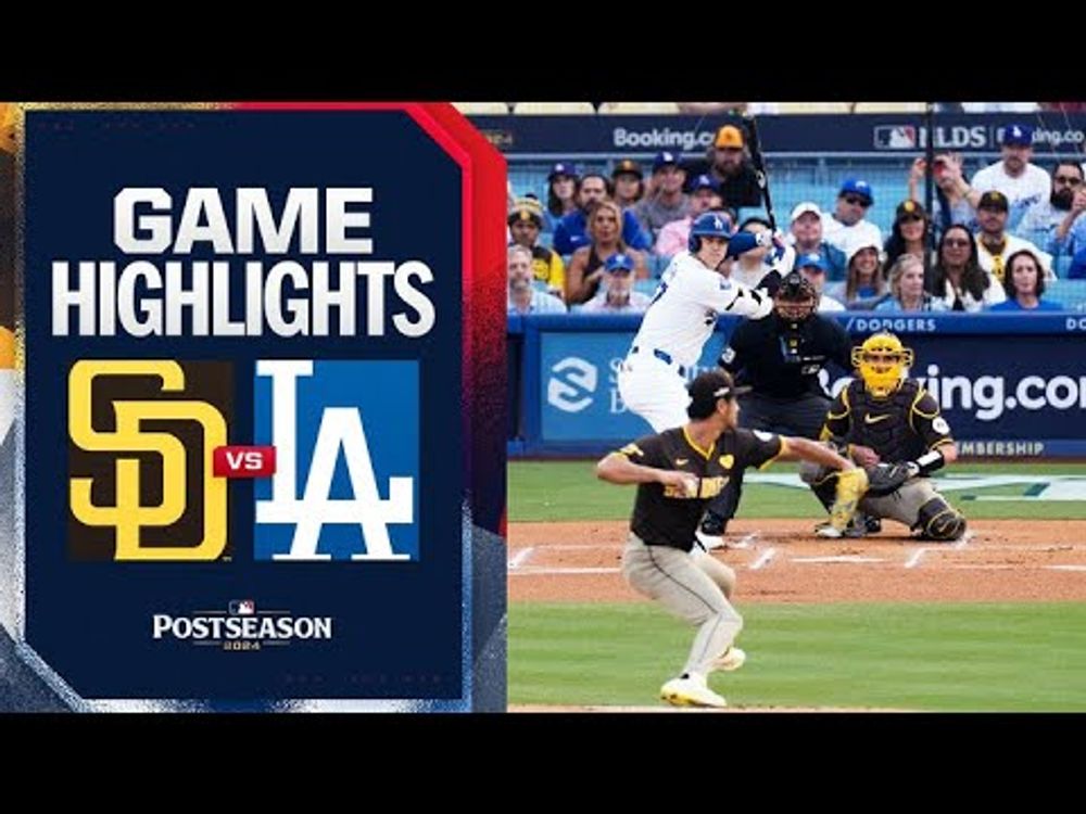 #MLBVideos: Padres vs. Dodgers NLDS Game 5 Highlights (10/11/24) | MLB Highlights