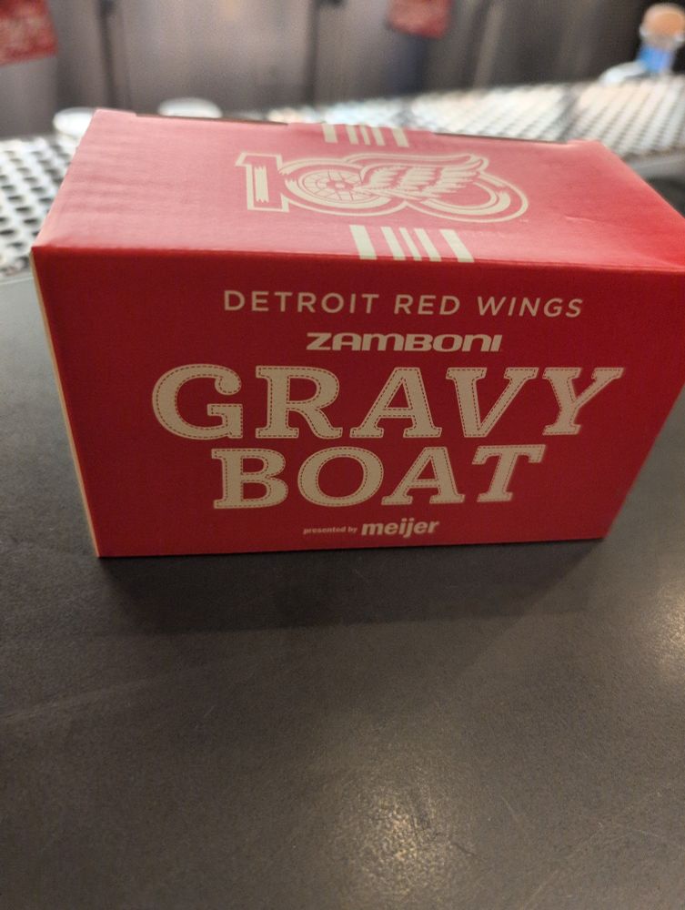 Red Wings Gravy Boat