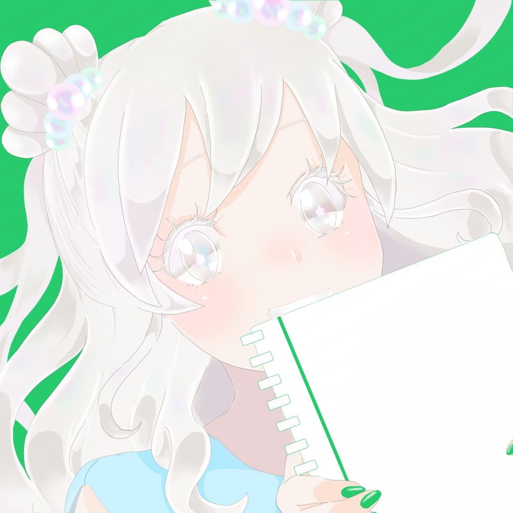 スケッチブックを持ったプリマ🧜‍♀📗