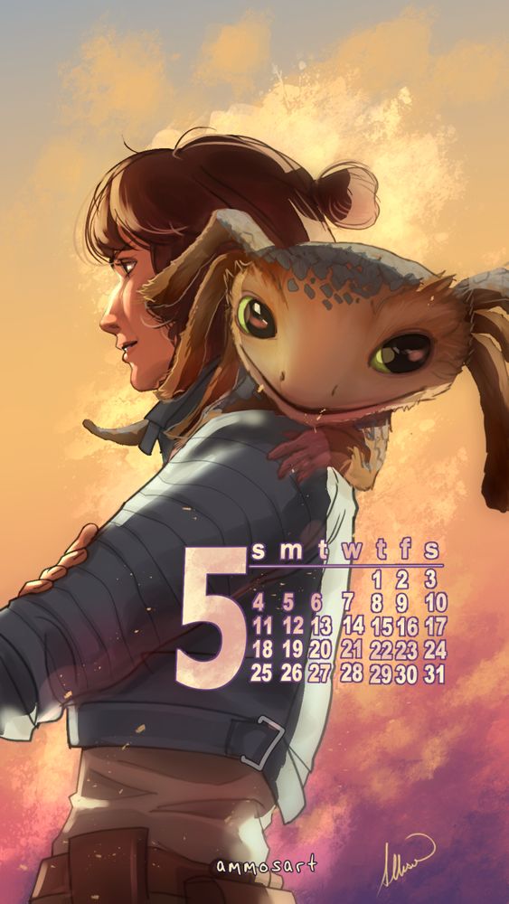 digital art of Kay Vess and Nix from Star Wars Outlaws, Kay's facing to the side while Nix leans in at the viewer.