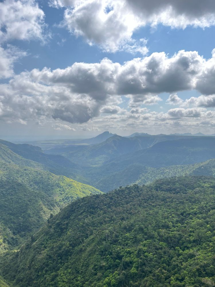 Black river gorges National park 