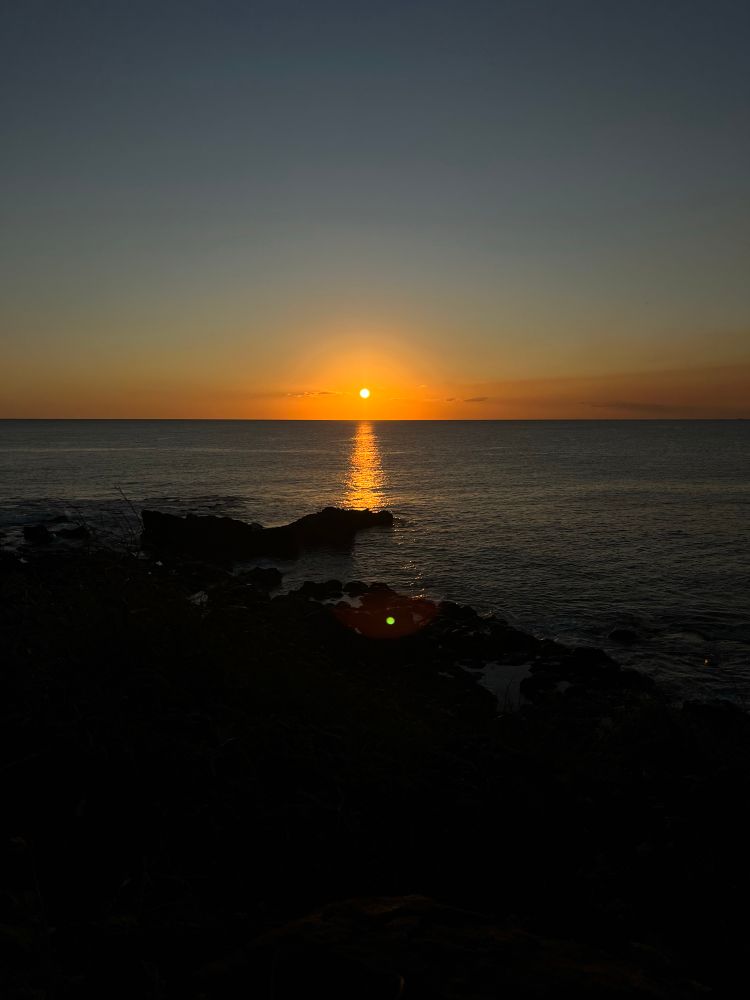 Ocean view at sunset 