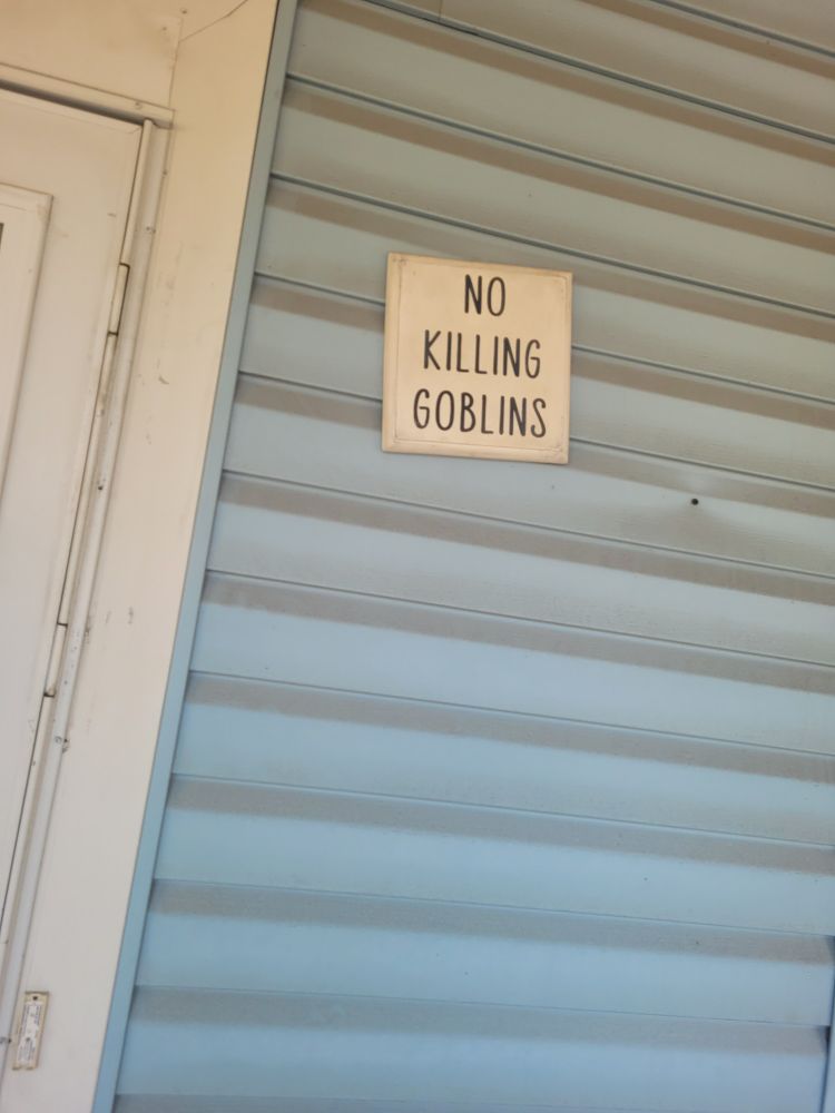 No killing goblins