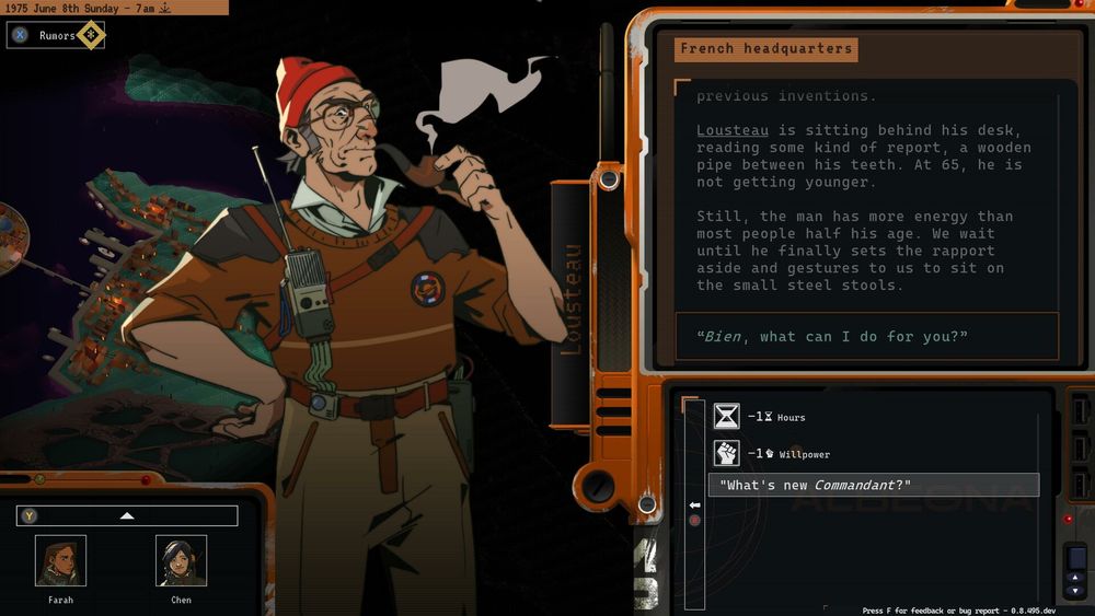 Capture d'écran de Neoproxima, mon dernier jeu publié.