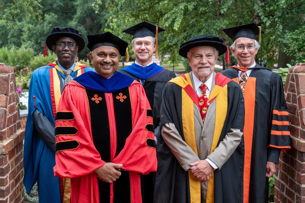 Left to right: Abba Gumel, Amitabh Varshney, Chris Reynolds, Michael Brown, Larry Washington