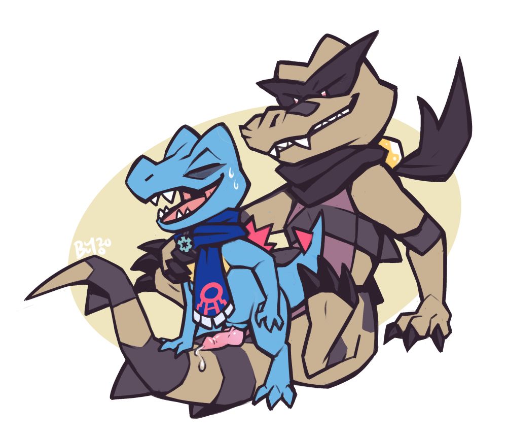 the totodile is an adult friend's adult sona, don't be weird