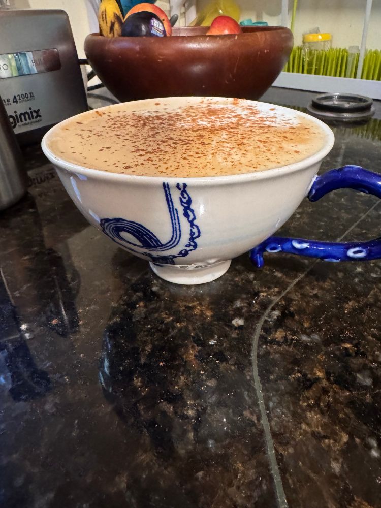 A pumpkin spice latte. 